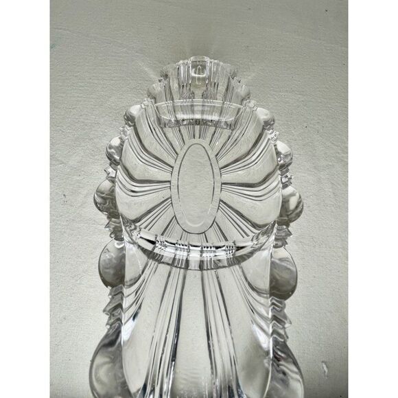 Vintage Pressed Glass Divided Serving Dish - Picture 5 of 6